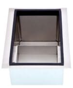 Lion Premium Grills Drop In Ice Bin w/ Condiment Tray – L5312 inside view deep ice chest