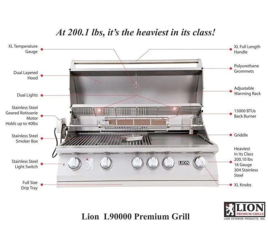 Lion Stainless Steel Grill Searing Burner