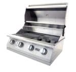 Lion Premium Grills L60000 32-Inch 4-Burner Stainless Steel Built-In BBQ Grill Side View