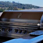 Lion Premium Grills L90000 40-Inch Stainless Steel Built-In Grill Intalled on a outdoor kitchen / BBQ Island