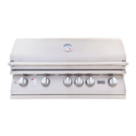 Lion Premium Grills L90000 40-Inch Stainless Steel Built-In Grill Close with LED knob Lights Off