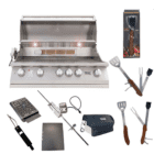 Lion Premium Grills 40-Inch Natural Gas Grill L90000 with Exclusive Best of Backyard Gourmet Package