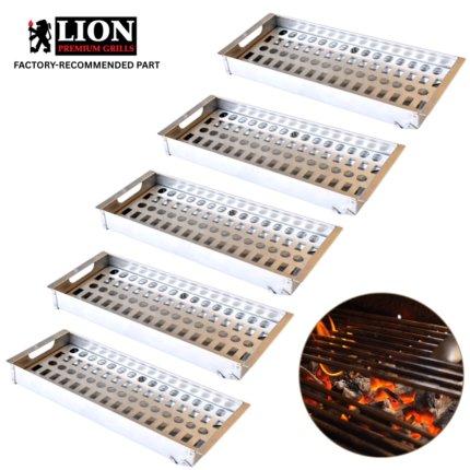 Lion Premium Grill Charcoal Tray For Lion Gas Grills Set of 5 – L109673