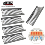 Professional Series Italian Ceramic Tubes w Flame Tray Set of 5 for Lion Grills - L89746