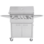 Lion Premium Grills L75000 32-Inch 4-Burner Freestanding Gas Grill, designed to transform your backyard into a gourmet grilling haven