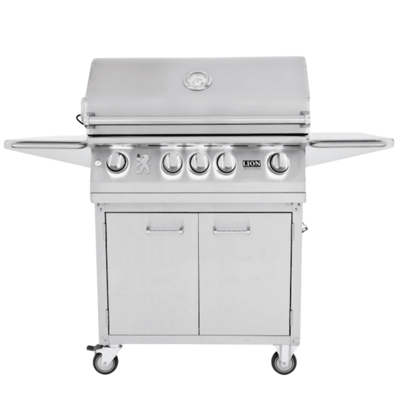 Lion L75000 32" Stainless Steel Gas Grill Freestanding Lion BBQ Direct