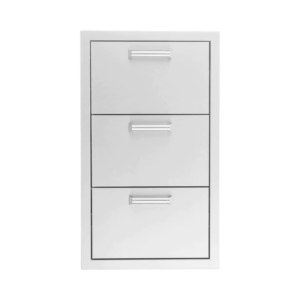 PCM 16-Inch Stainless Steel Triple Access Drawer – BBQ-260-DRW3