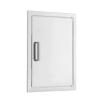 PCM Vertical 18-Inch Stainless Steel Reversible Single Access Door - BBQ-260-SV-1420