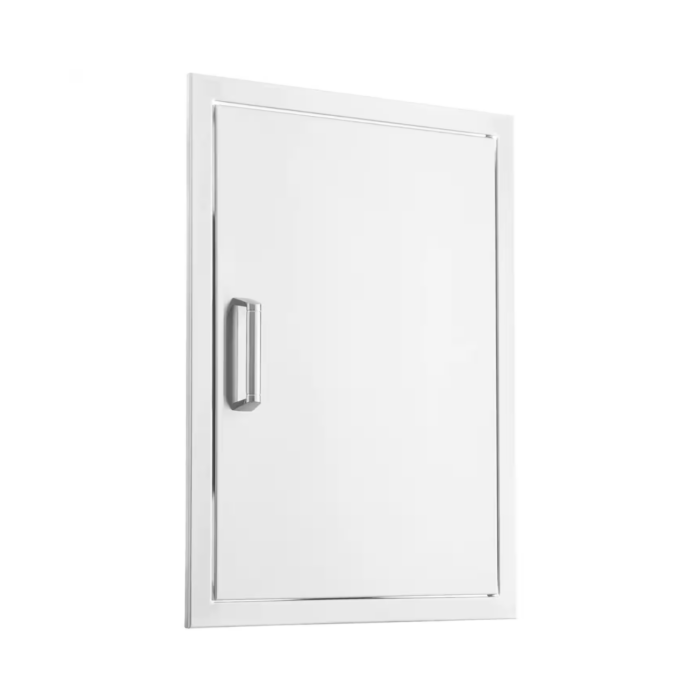 Vertical 21-Inch Stainless Steel Reversible Single Access Door