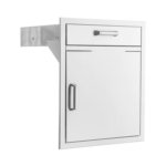 PCM 21-Inch Stainless Steel Single Access Door & Drawer Combo - BBQ-260-SV24-DR1