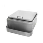 PCM 25-Inch Slide-In Ice Bin Cooler With Speed Rail & Condiment Holder - BBQ-260-SI CLOSED