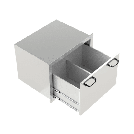 PCM 27-Inch Roll-Out Ice Chest Storage Drawer - BBQ-260-FID Open