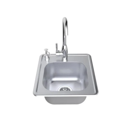 Premium 17 x 16 Drop-In Sink with HotCold Faucet - A-SS17 02