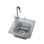 Premium 17 x 16 Drop-In Sink with HotCold Faucet - A-SS17 05