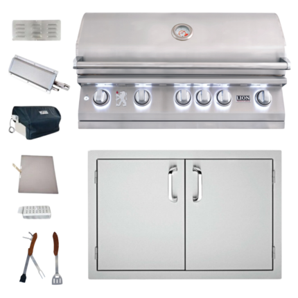 Lion L90000 Grill Package Deal with Free Door