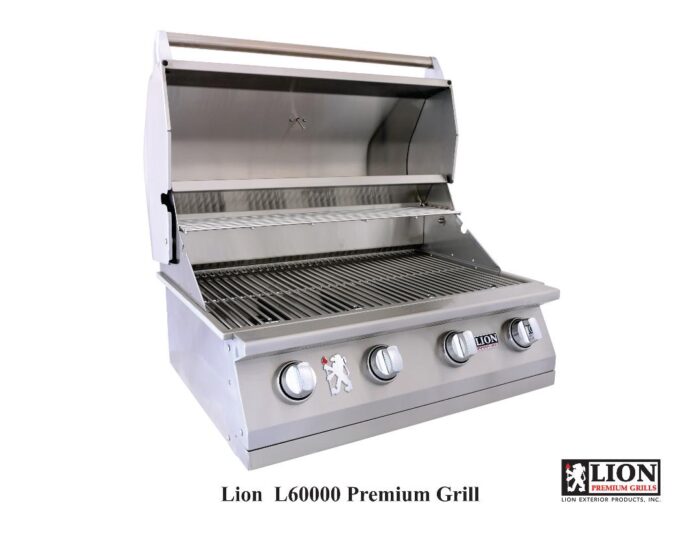 Lion Premium Grills L60000 32-Inch 4-Burner Stainless Steel Built-In Propane Gas Grill - 65625