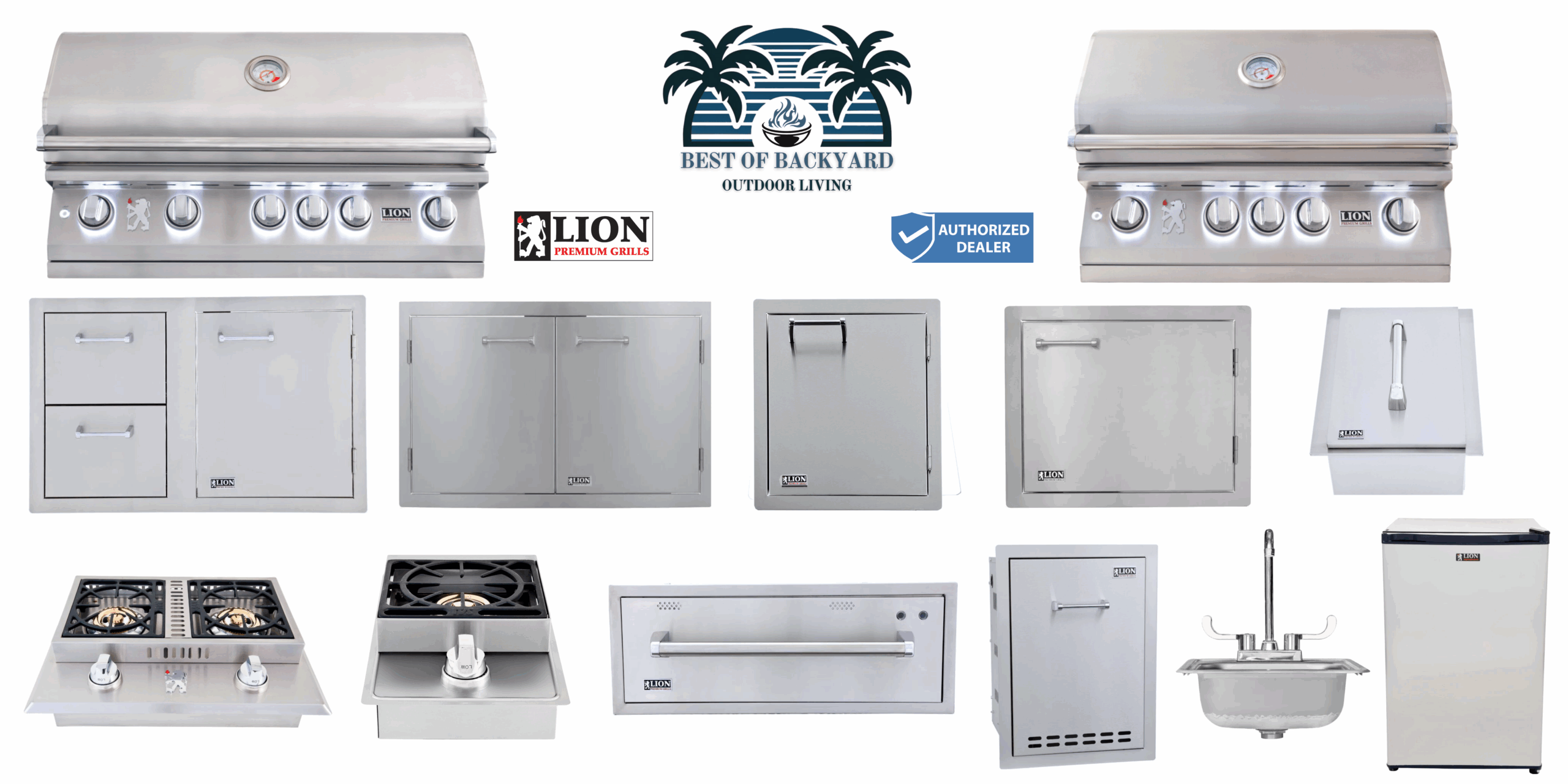 Lion Premium Grills Lion BBQ Direct by Best of Backyard in Riverside California Outdoor Kichtens