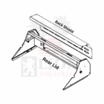 Lion Premium Grills Rear Lid for 40-In Grills w Back Shield - 24240 + 22391
