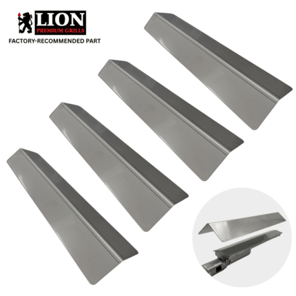 Lion Premium Grills Stainless Steel Flame Tamer (Set of 4)- 81273