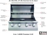 Best of Backyard L-60000 Built in BBQ NG with 260 Series 32-Inch Access Door & Double Drawer Combo (Reversible) - Image 2
