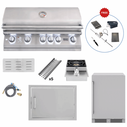 LUX90-P015 Lion Outdoor Kitchen Lux Package