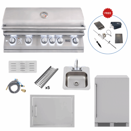 LUX90-P016 Lion Outdoor Kitchen Lux Package