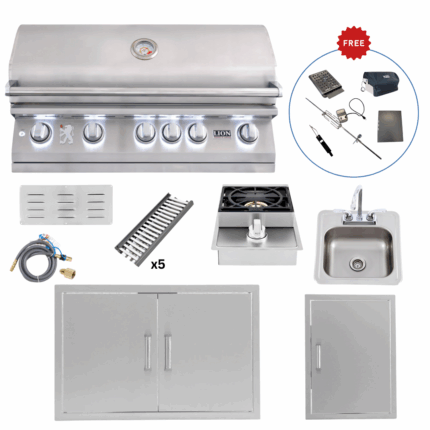 LUX90-P017 Lion Outdoor Kitchen Lux Package