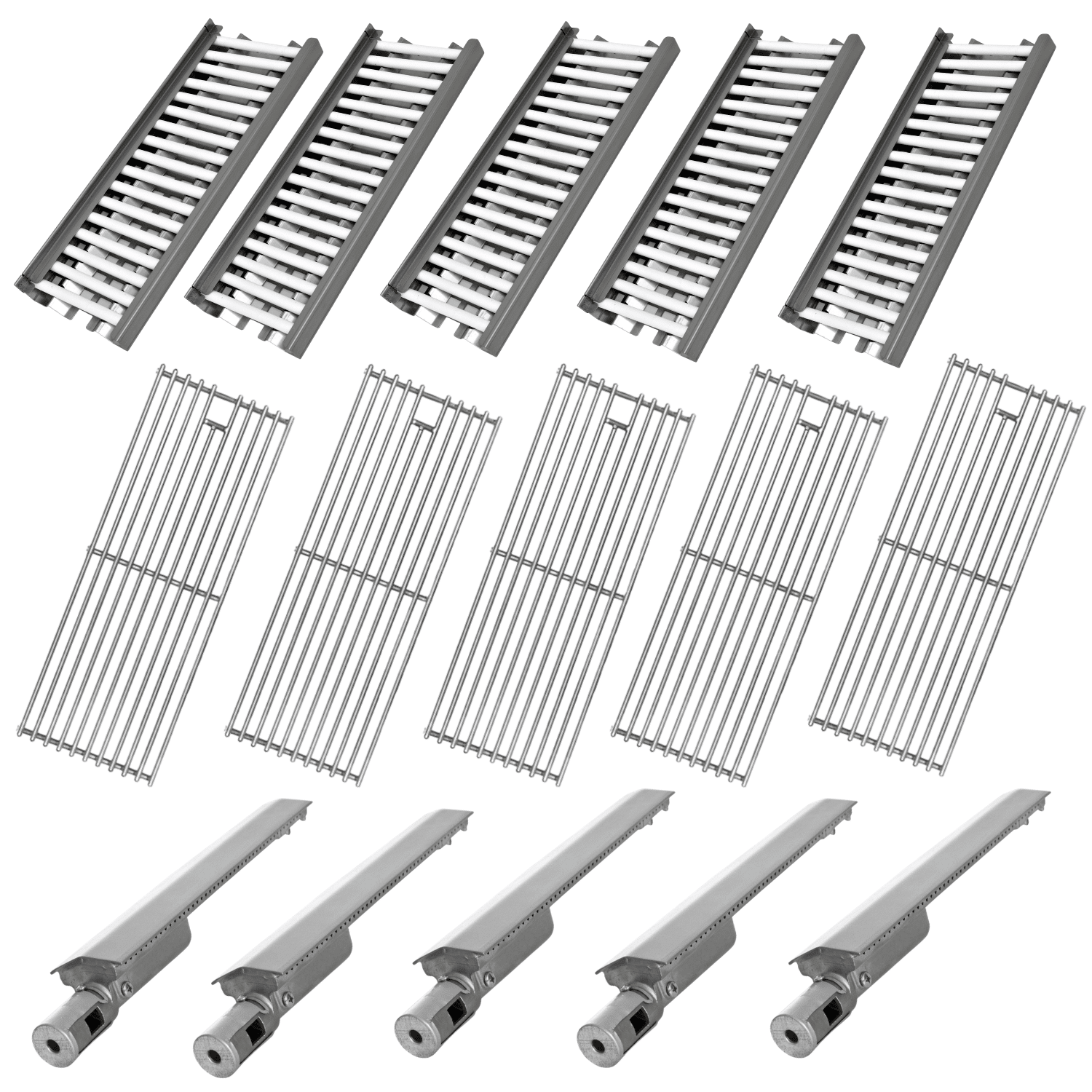 Lion L90000 40-Inch Grill Parts Package 5 Burners 5 Ceramic Flame Tamers 5 Cooking Grates Lion L90000 40-Inch Grill Parts Package: 5 Burners 5 Ceramic Flame Tamers 5 Cooking Grates