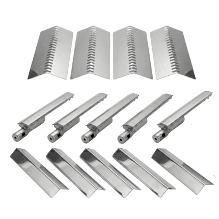 Lion L90000 40-Inch Grill Parts Package 5 Burners 5 Flame Tamers 4 Heat Shields