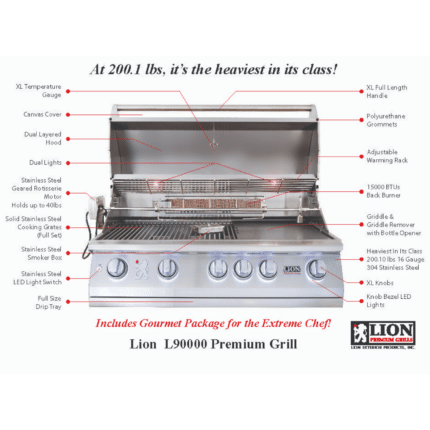 Lion L90000 Grill SPECS