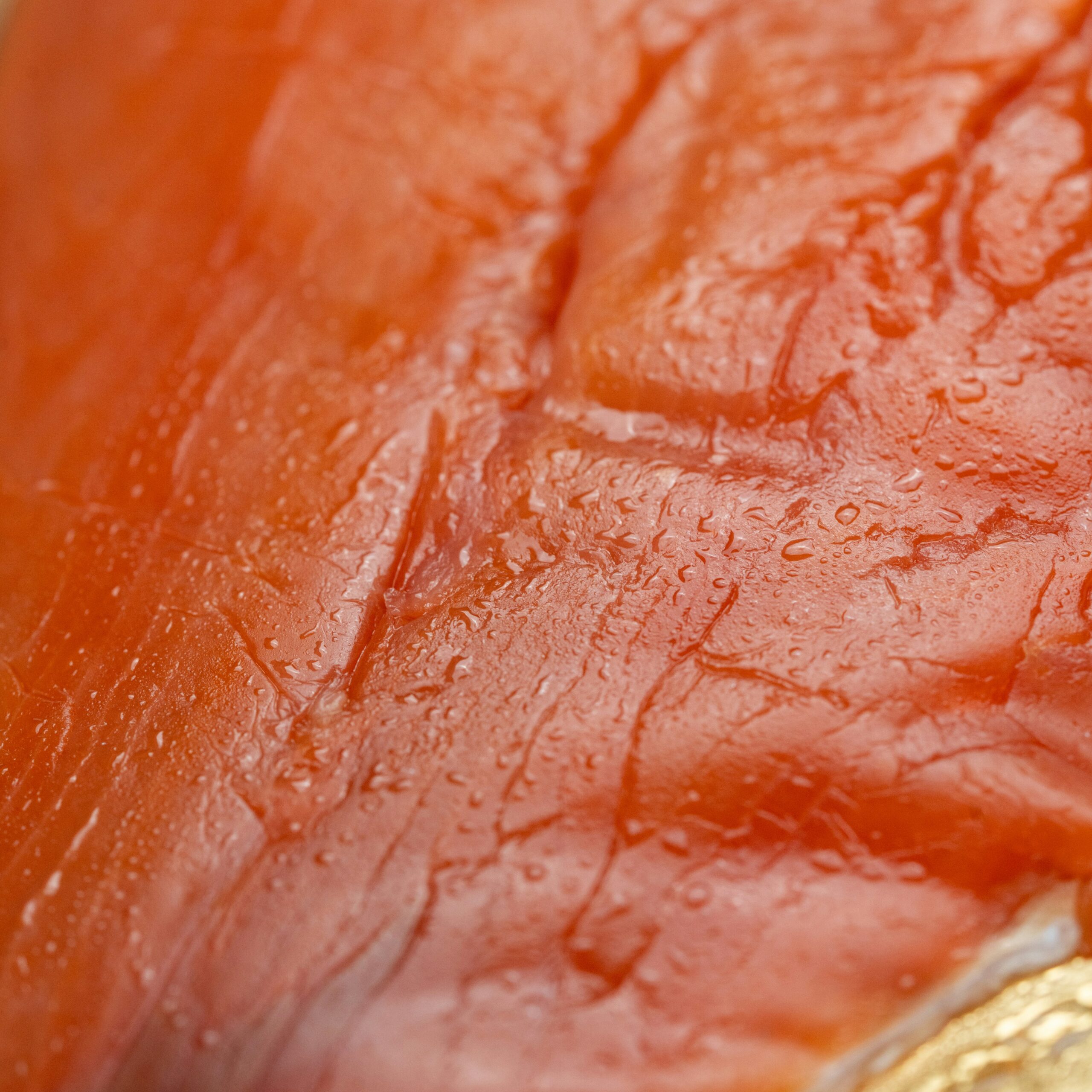 Fresh raw salmon fillet seasoned and prepped for the Lion grill smoker box recipe